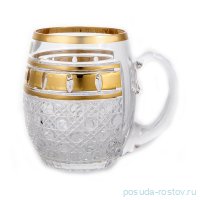Кружка для пива 600 мл &quot;Хрусталь /Золотые окошки&quot; / 146590