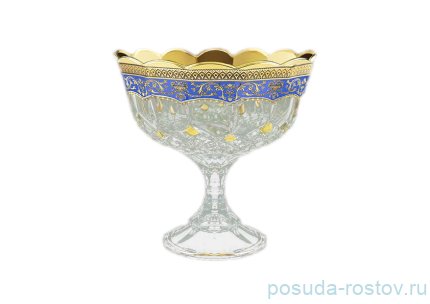 Вазочка 18 см н/н &quot;Империя /Опера /Синяя&quot; / 069991