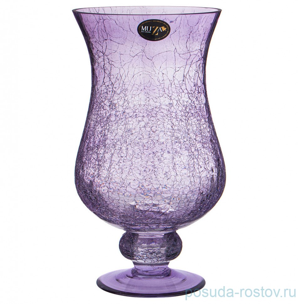 Ваза для цветов 31 см "Aamfora cracle blue" / 303015