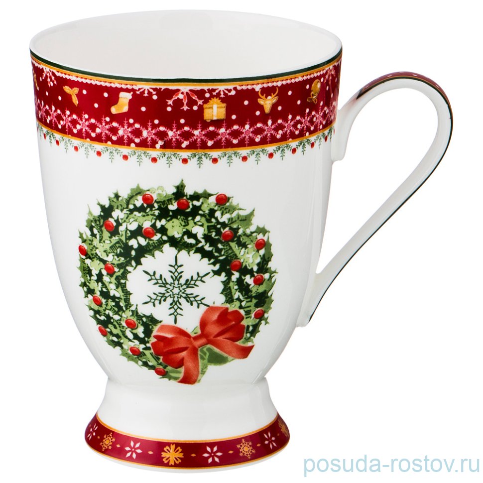 Кружка 300 мл "Christmas Collection /Венок" / 192445