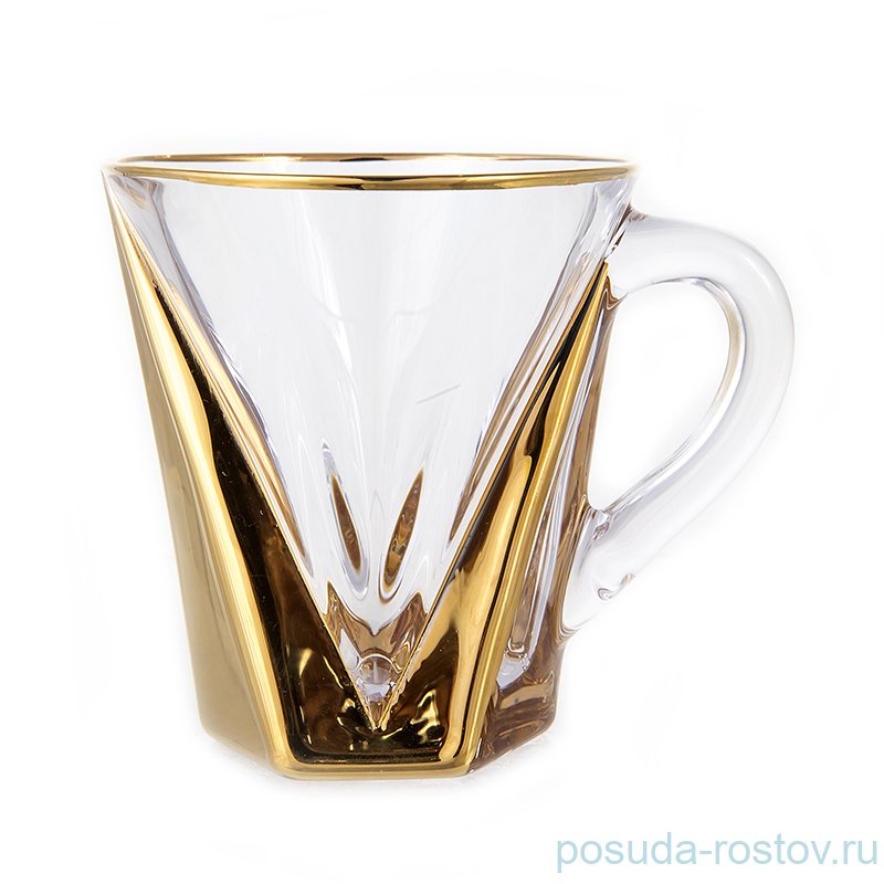 Кружки 120 мл 6 шт "Оригами /С золотом 2" / 137746