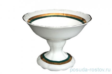 Фруктовница 25 см н/н &quot;Мария-Луиза /Зелёная лента&quot; / 058966
