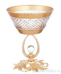 Креманка 12,5 см золотая &quot;Барок&quot; / 229394