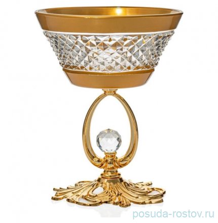 Креманка 12,5 см золотая &quot;Барок&quot; / 229394