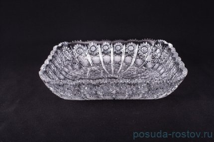 Ваза для фруктов 28 см &quot;Хрусталь резной&quot; / 053075