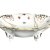 Фруктовница 32 см на 3-х ножках Барбарина  Bohemia Porcelan Moritz Zdekauer 1810 s.r.o. "Анжелика 852 /Мелкие цветы" / 027631