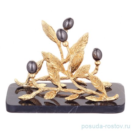 Салфетница золото &quot;Оливки&quot; / 341571