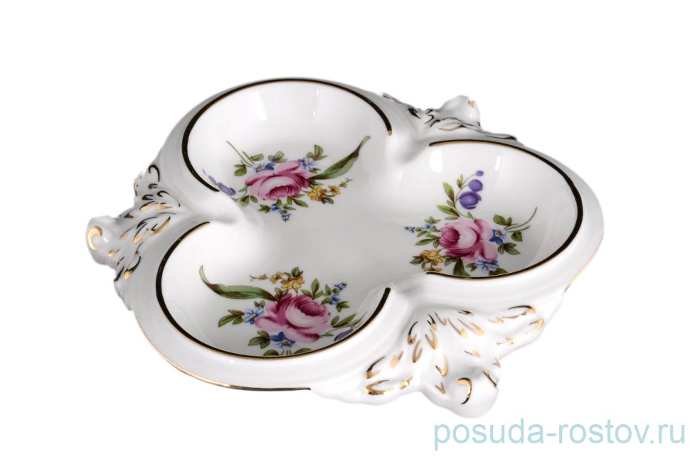 Пепельница 18 см "Корона /Полевой цветок" / 087403 Пепельница 18 см "Корона /Полевой цветок" / 087403