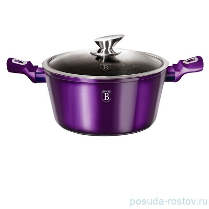 Кастрюля 20 см с крышкой &quot;Royal purple Metallic Line&quot; / 147848