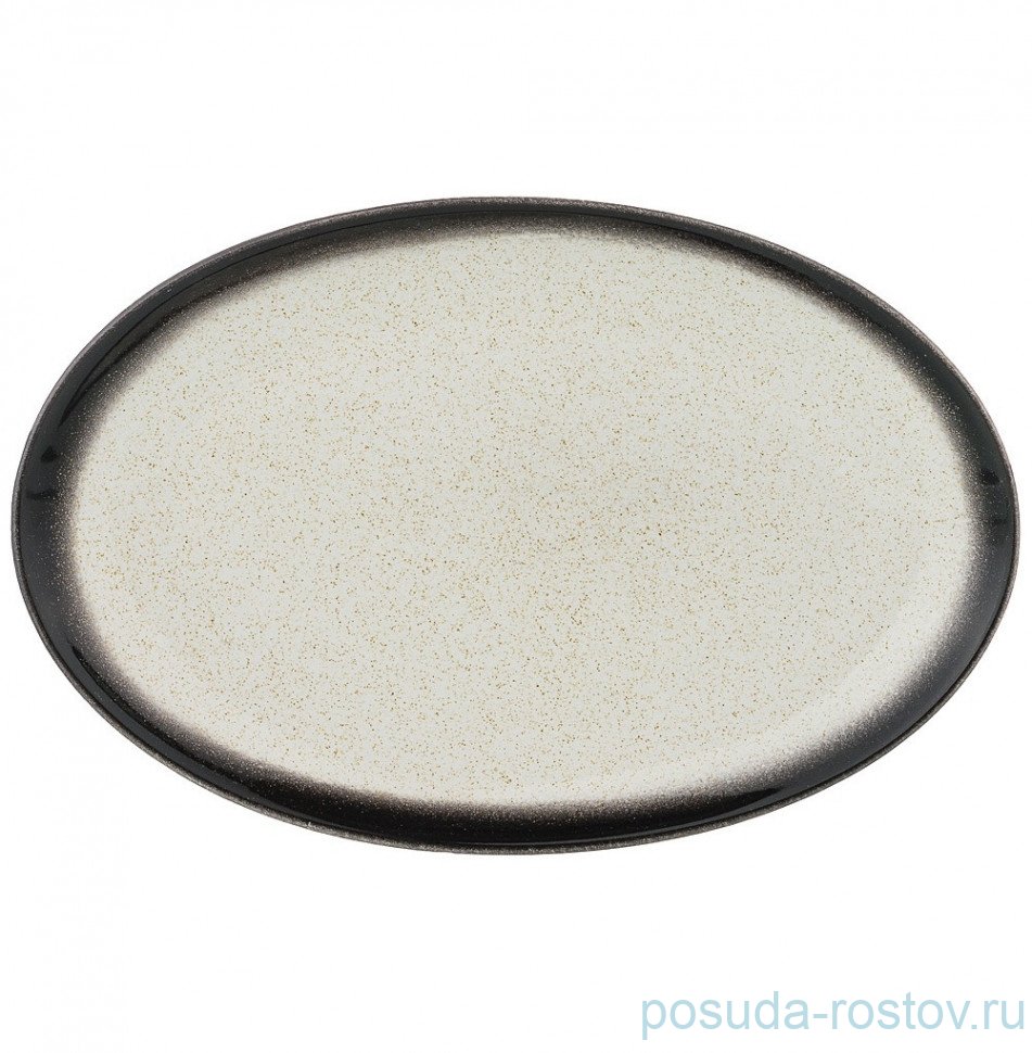 Тарелка 25,5 х 16 см овальная "Granit /Миднайт"  / 299547