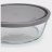 Контейнер 18 х 6 см  круглый 950 мл серый &quot;Basis&quot; / 378567