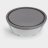 Контейнер 18 х 6 см  круглый 950 мл серый &quot;Basis&quot; / 378567