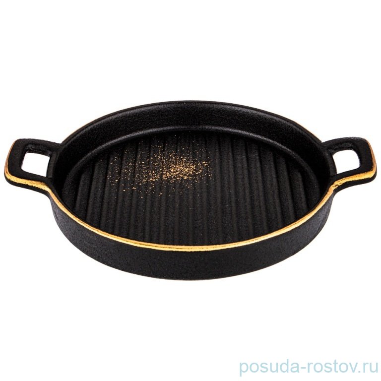 Тарелка 20,5 см с ручками "Midnight gold" / 244269