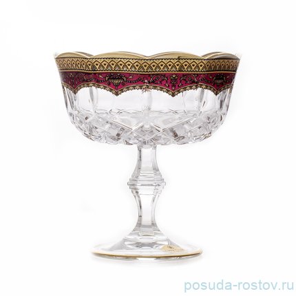 Вазочка 12 см н/н &quot;Империя /Опера /Красная&quot; / 069987