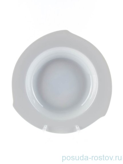 Тарелка 23 см 1 шт глубокая &quot;Хаппа /Без декора&quot; / 246631