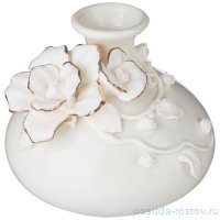 Ваза для цветов 8,7 х 8,5 х 7,5 см &quot;Белый цветок&quot; / 349297