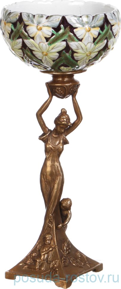 Декоративная ваза 15 см h-33 см "lefard" / 191269