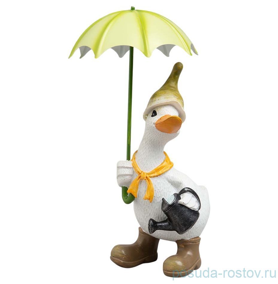 Статуэтка 10,5 х 12 х 20 см "Утка под зонтиком" / 378374