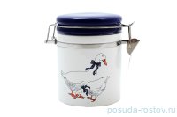 Банка для сыпучих продуктов 470 мл (12,3 х 10,2 х 12) &quot;Гуси&quot; / 130079