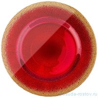 Тарелка 28 см &quot;glamour red&quot; / 259719