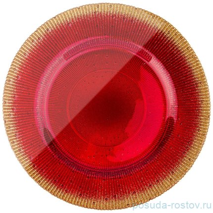 Тарелка 28 см &quot;glamour red&quot; / 259719
