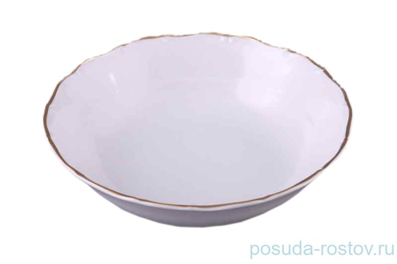 Салатник 16 см "Офелия /Золотая отводка" / 085763