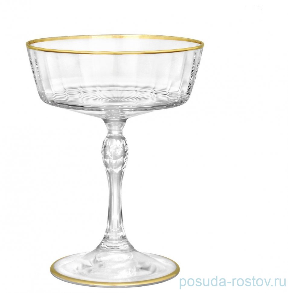 Креманки 275 мл 6 шт "America '20s /Золотой ободок" / 307695 Креманки 275 мл 6 шт "America '20s /Золотой ободок" / 307695