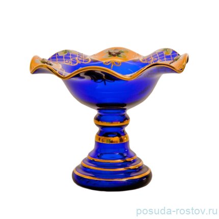 Конфетница 18 см н/н волна &quot;Лепка синяя&quot; / 052372
