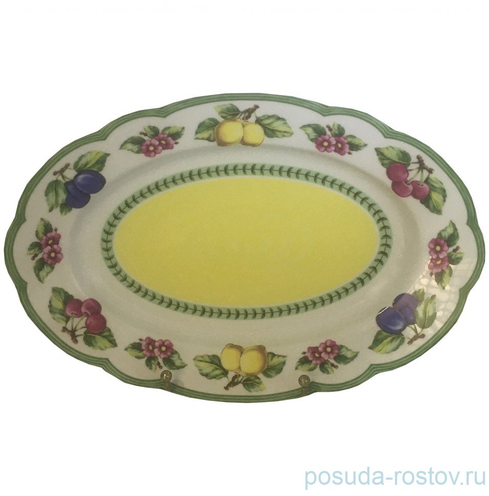 Блюдо 32 см овальное "Роза /Фрукты /СК" / 232292 Блюдо 32 см овальное "Роза /Фрукты /СК" / 232292