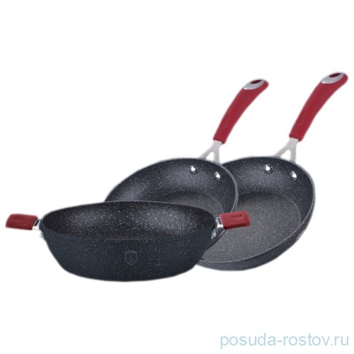Набор сковород 3 предмета "Black Stone Touch Line" / 114604 Набор сковород 3 предмета "Black Stone Touch Line" / 114604