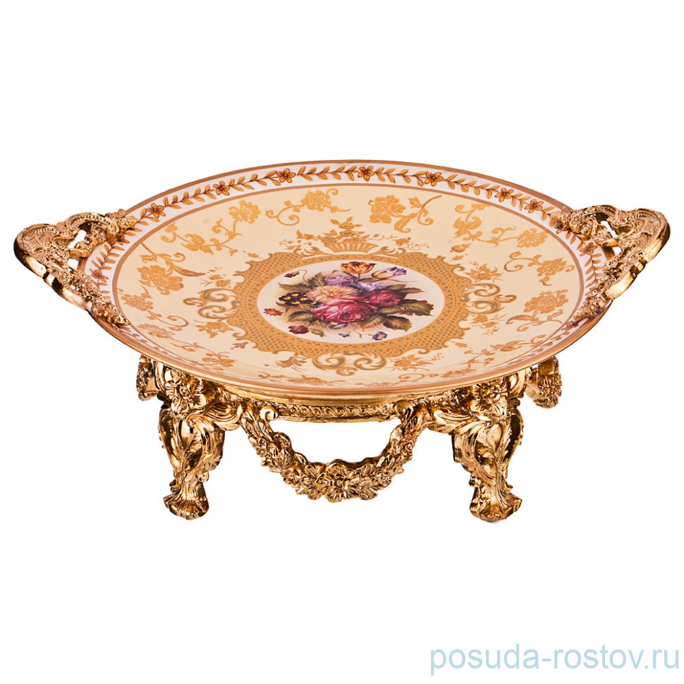 Фруктовница 40 х 35 х 17 см бежевая "lefard" / 191213