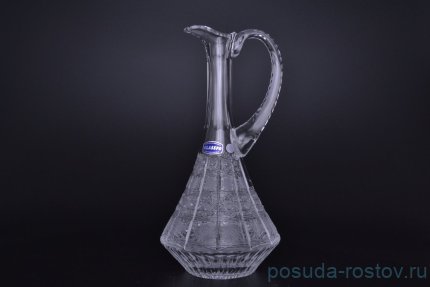Графин для вина 1,5 л с ручкой &quot;Glasspo /Хрусталь резной&quot; / 006607