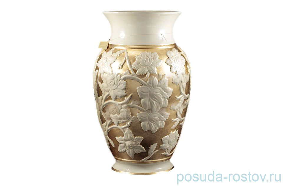 Ваза для цветов 53 см "Millennio /Цветы на золоте" / 156272