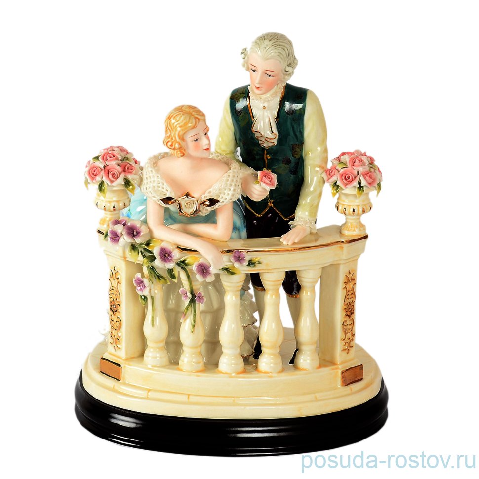 Статуэтка на деревянной подставке 30 х 25 см "Свидание" / 148440