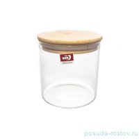 Банка для сыпучих продуктов 10 х 10,5 см с бамбуковой крышкой &quot;Royal Classics&quot; / 214621