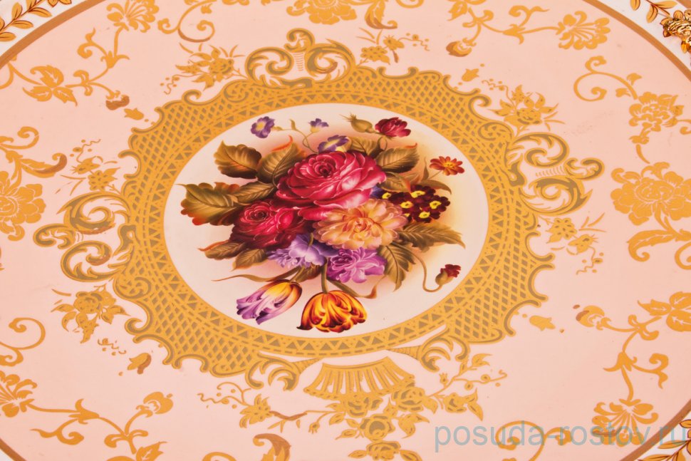 Фруктовница 40 х 35 х 17 см розовая "lefard" / 191212