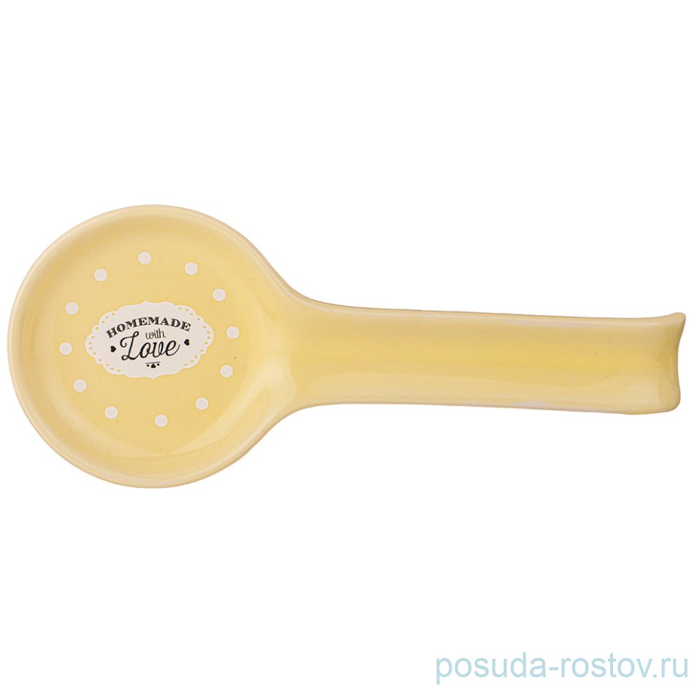 Подставка под ложку 25 х 10 см "Милый прованс /Жёлтый" / 236081 Подставка под ложку 25 х 10 см "Милый прованс /Жёлтый" / 236081