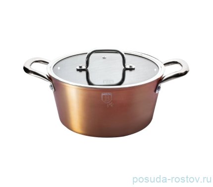 Кастрюля 24 см с крышкой &quot;Bronze Titan&quot; / 135599
