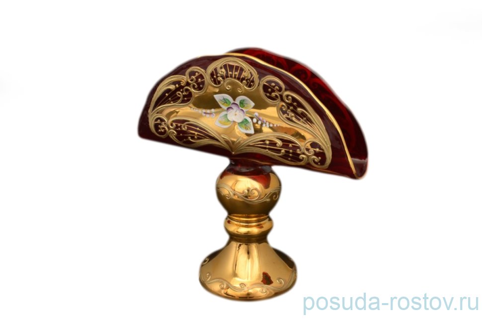 Салфетница 16 см н/н "Лепка красная /9556" / 024371