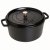 Кокот 30 см с крышкой 8,35 л чёрный "STAUB"  / 299292