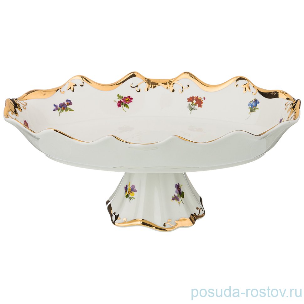 Фруктовница 33 х 22 см овальная н/н "Роял Жардин" / 200111