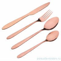 Столовые приборы 24 предмета на 6 персон /глянцевые &quot;Rosegold Line&quot; / 136447