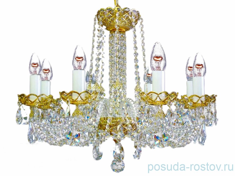 Люстра 8 рожковая хрусталь  Royal "Роял" / 046856
