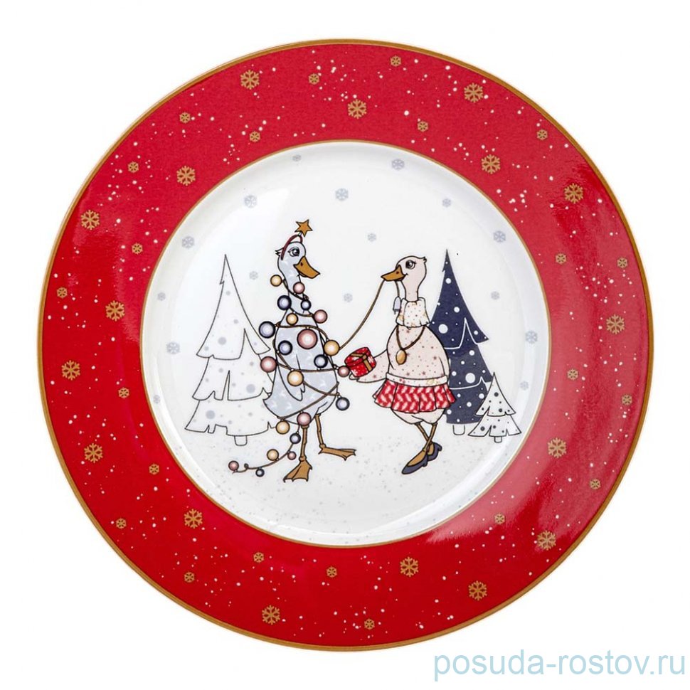Тарелка закусочная lefard family christmas 20 см / 362797
