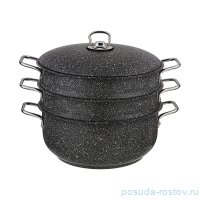 Кастрюля-мантоварка 3-х уровневая 26 см &quot;agness /grace&quot; / 230709