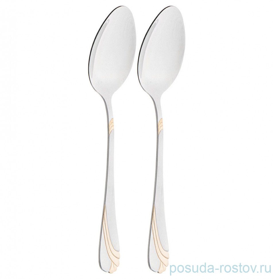 Столовые приборы 2 предмета ложка столовая 20 см "agness" золото / 293121 Столовые приборы 2 предмета ложка столовая 20 см "agness" золото / 293121