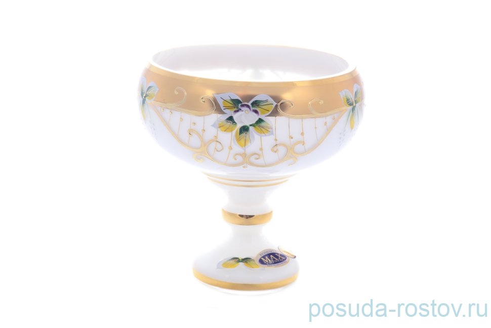 Конфетница 16 см н/н "Лепка белая" SC / 143610