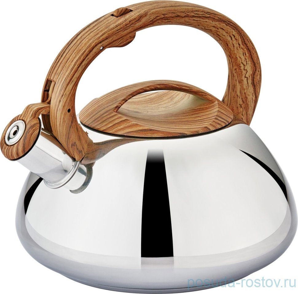 Чайник 3 л со свистком индукционное капсульное дно "Agness" / 198995