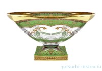 Ваза для фруктов 34 см &quot;Магма /Империя /Зелёная&quot; / 069974