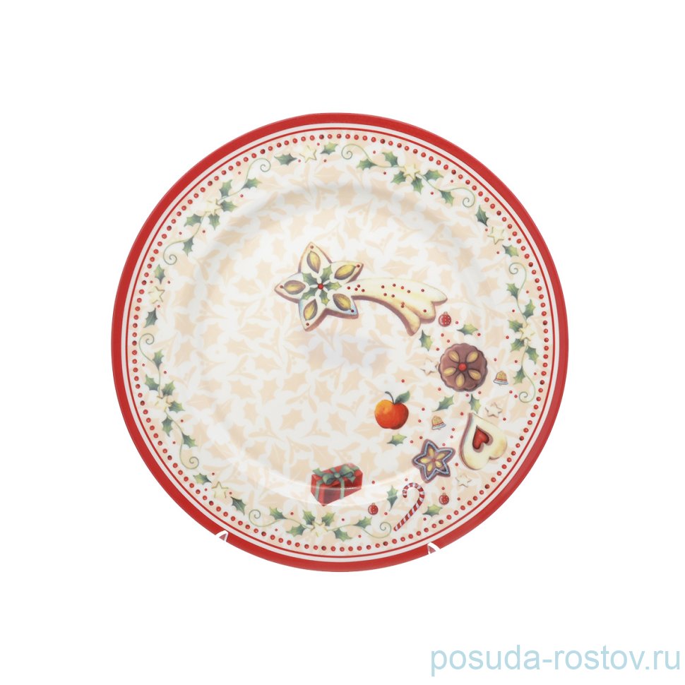 Тарелка 26 см "Christmas world /Multi" / 230108